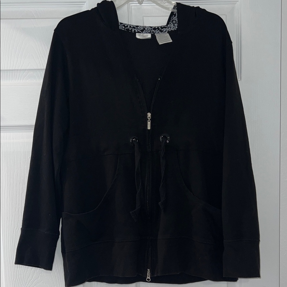 Danskin Now Black Women's Zip-Up Hoodie